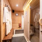 sauna chalet montagne Thollon les Mémises