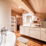 salle de bain chalet famille thollon les mémises