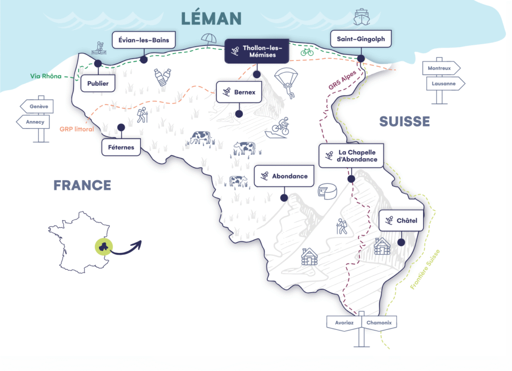carte stations de ski leman explore
