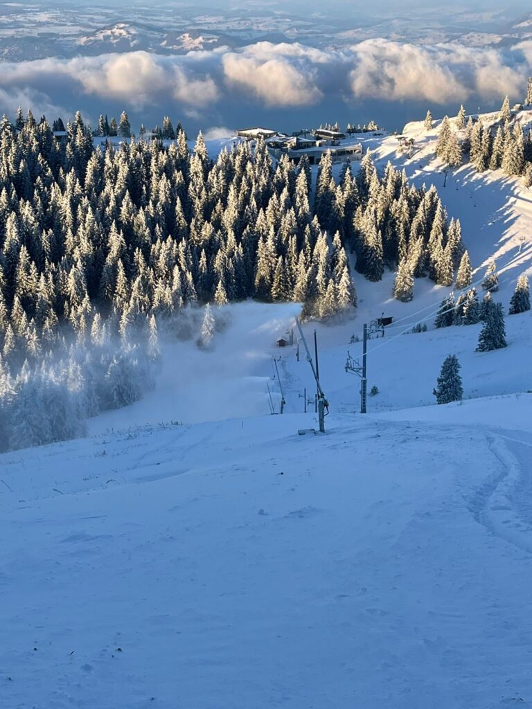 pistes de skis thollon les mémises