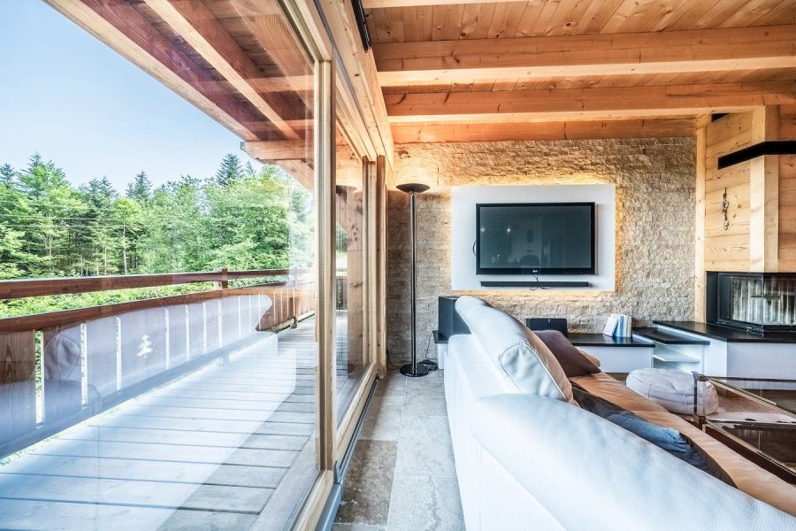 balcon chalet savoyard